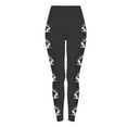 thumbnail image 4 of ATENAR Womens Pants Stretchy Printed Pants Comfortable Pant Dark Gray 2XL, 4 of 9