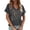 WenDA02_Grey, variant on V Neck T Shirts for Women Boho Floral Wildflowers Graphic Tees Womens Summer Tops Dressy Casual Cottagecore Going Out Tshirts Women's Clothing Coffee, XXL
