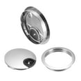 thumbnail image 3 of Uxcell 3-1/8" Cable Hole Cover Desk Grommet for Wire Organizer Zinc Alloy Bright Silver 1pcs, 3 of 3