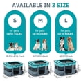 thumbnail image 2 of Corralito BEBANG para Cachorros, Gatos y Perros, Portátil, Plegable, Gris, Talla S, 2 of 8