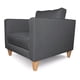 thumbnail image 2 of Sillón Rosen Sofamatch Tela Quantum Patas Natural gris oscuro, 2 of 8