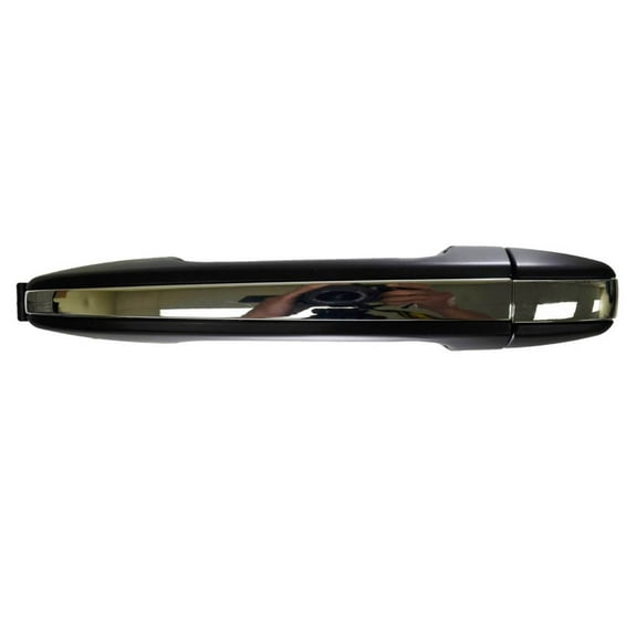PT Auto Warehouse TO-3611MPRER - Outside Exterior Outer Sliding Door Handle, Primed Black with Chrome Insert - Left or Right