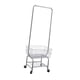 thumbnail image 2 of Ropa de ropa enrollable Rack de ropa de metal Ropa de ropa pesada Ajustable para exhibición Almacenamiento de almacenamiento de dormitorio Armario Sin dobladillo, 2 of 7