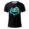 thumbnail image 5 of T-shirt d'Halloween pour Homme, T-Shirt Graphique d'Halloween pour Homme avec Imprimé, Haut Décontracté à Manches Courtes et Col Rond pour Costume et Usage Quotidien, 5 of 5