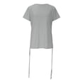 thumbnail image 6 of Cxenplz Women's Short Sleeve Rash Guard UV Protection Swim Shirts UPF 50+ Lightweight Adjustable Tie Workout Tops, 6 of 9