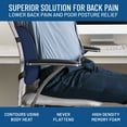 thumbnail image 6 of Everlasting Comfort Lumbar Support Pillow – Memory Foam Back Cushion for Office Chair, Car, Travel Use, 6 of 9