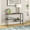 Black, variant on Evelyn&Zoe Lovett 42" Wide Rectangular Console Table, Brass