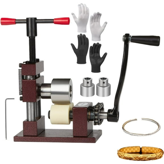 Handheld Ring Press Bending Machine 18mm/0.7" | Jewelry Rolling Machine Multifunctional Ring Bending Machine For Spoon Rings | Tools For Making Jewelry