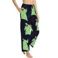 thumbnail image 2 of Oogie Boogie Women's Pajama Pants, Ultra-soft Comfortable Casual Lounge Pants, Graphic Printed Sleep Bottoms With Drawstring, 2 of 8