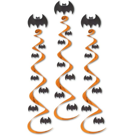 Bat Whirls Hanging Halloween Party Decor