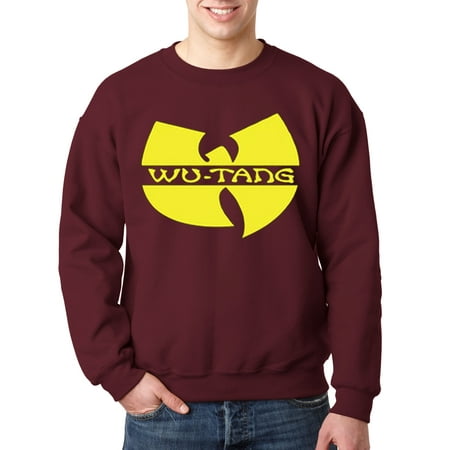 10 Ounce Crewneck Sweatshirt - New Way 175 - Crewneck Wu-Tang Clan Logo Hip Hop Rap Group Sweatshirt