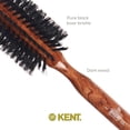 thumbnail image 5 of Kent DA2 Finest Hair Brushes for Women Blow Made from Danta Wood - Round Boar Bristle Hairbrush for Medium to Long Hair - Styling Radial Brush and Round Brush, 5 of 6