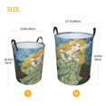thumbnail image 5 of ZICANCN Greek Mythology Vegetation Laundry Basket Organizer , Dirty Clothes Hamper for Bathroom Kids Girls Boys Laundry Hamper Medium, 5 of 8