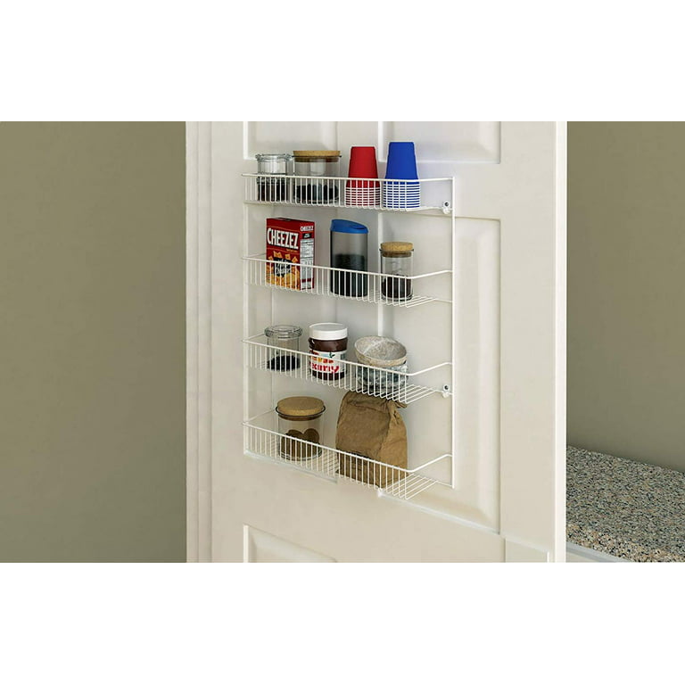 ClosetMaid Wall Door Mount Spice Jar Rack Adjustable 3 Shelf Cabinet  Organizer