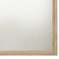 thumbnail image 4 of Square Shaped Wooden Mirror with Rough Hewn Texture, Brown- Saltoro Sherpi, 4 of 5