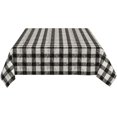 thumbnail image 6 of Rectangle Tablecloth 60x84 Inch, Vintage Black White Checkered Rectangle Table Cover Stain Resistant Tabletop Covers Dining Table Tablecloths for Party, Wedding, Cocktail, Banquet, Festival, 6 of 8