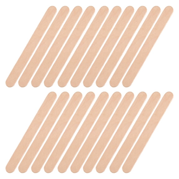 [100 Count] 3.6 Inch Wooden Multi-Purpose Sticks, Craft, Ice Cream, Wax, Waxing, Tongue Depressor Wood Sticks