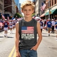 thumbnail image 6 of American Flag Tank Tops Girls Patriotic Shirt USA Flag Stars Stripes Print Sleeveless T-Shirt 4th of July Tee Tops, 6 of 6