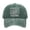 Washed-Green, variant on I'd Rather Be Fishing Embroidered Washed Baseball Cap, American Flag & Fish Pattern Vintage Soft Adjustable Hat for Men Women Outdoor Fishing