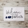 thumbnail image 2 of Creative Products Welcome Patch Gray 27x18 Floor Mat, 2 of 2