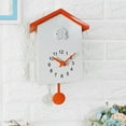 thumbnail image 2 of VONKY ABS Modern Style Cuckoo Wall Clock For Living Room Decor Cuckoo Clock Is Low-noise And Comes type+2, 2 of 6