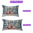 thumbnail image 5 of Merry Christmas Maine Coon Enjoys Catmas Winter Xmas Holiday Quilt Pillowcase Cat Lover Kitten Owner Gifts Throw Pillow Cover Bed Home Decor - 02022, 5 of 5