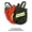 Red, variant on LINE2design Firefighter SCBA Air Mask Bag, Fleece-Lined, Reflective Triple Trim, Heavy-Duty Metal Hook, Red, Adult, 12 Inch, 1 Piece