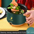 thumbnail image 4 of Mini olla eléctrica para fideos, olla para ramen, sartén antiadherente multifuncional de 1,8 l (verde), 4 of 5