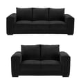 thumbnail image 1 of Sala 3-2 TRINITY Taos 2 piezas ( Sofá, Love Seat ) Black, 1 of 8