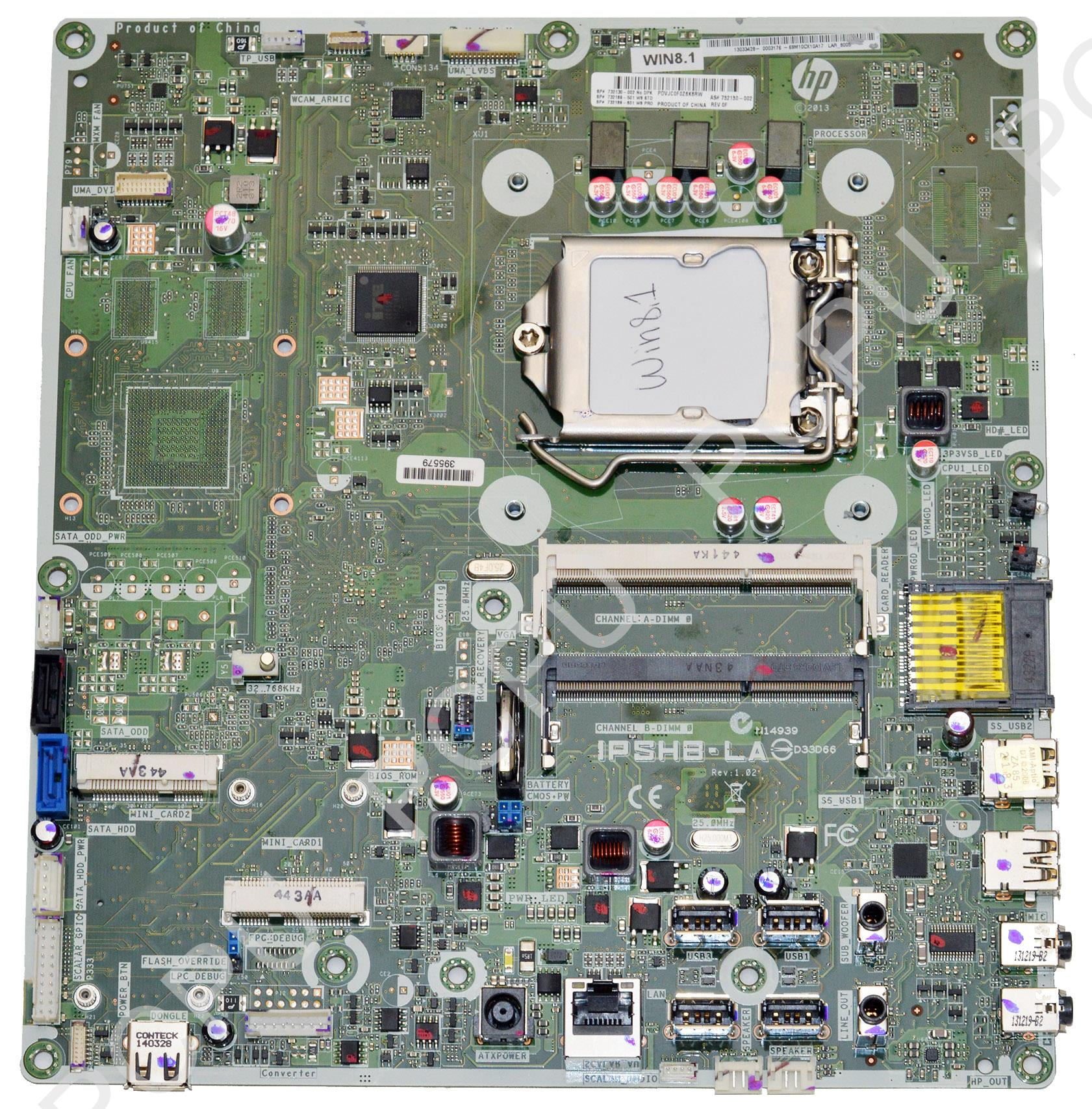 HP Envy TouchSmart 23 All-In-One  Motherboard 732130-002 Repair Service !!! 