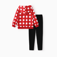 thumbnail image 4 of Disney Toddler Girl Outfit Set 2 Piece Matching Clothes Fall Essentials Sizes 2-6, 4 of 9