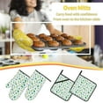 thumbnail image 5 of Naloa Pineapple Oven Mitts and Pot Holders 4 pcs Set, Cooking Baking Grilling Kitchen Oven Glove for Cooking, 5 of 6