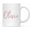 Custom Name, variant on CTDream Wedding Party Couple 11oz. Coffee Mug Gift, Mr. and Mrs., Blue and Faux Pink Glitter, 2-Pack, Bridal Shower Engagement Anniversary Present Ideas