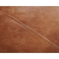 thumbnail image 6 of Crafters and Weavers Venezia Contemporary Leather Loveseat in Light Brown/Black, 6 of 9