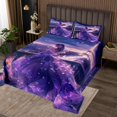 thumbnail image 2 of Erosebridal Eiffel Tower Coverlet Set King,Anime Princess Bedding Set,Romantic Room Decorative,3pcs, 2 of 5