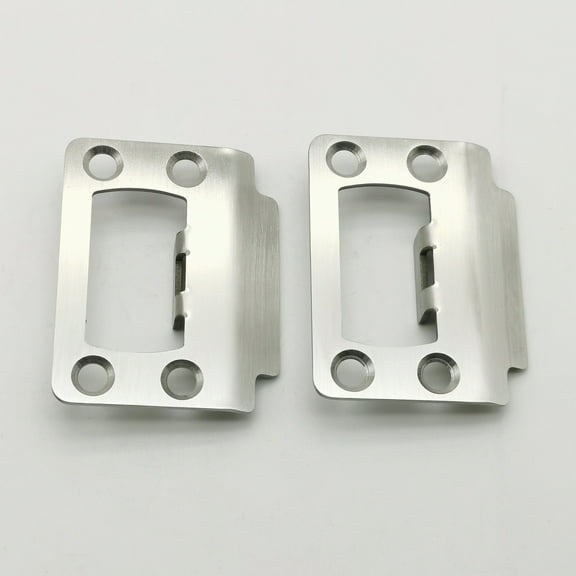Voiceine 1 Set Universal Door Striker Plate Door Strike Plate Strike Plate Door Latch Plate Strike Plates For Interior Doors Door Lock Replacement Parts