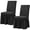 Black, variant on 2 Pcs Stretchy Dining Room Chair Covers with Long Skirt, Removable Washable universal anti-Dirty Parsons Slipcovers for Home Kitchen Party (2, Grey)-