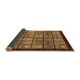 thumbnail image 2 of Ahgly Company Indoor Round Abstract Brown Modern Area Rugs, 4' Round, 2 of 4