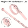 thumbnail image 4 of 1pc Ring Sizer 1-17 USA Measuring Tool Reusable Finger Size Gauge Jewelry Sizing Tool Rings Size Measuring Tool (Pink), 4 of 5