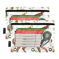 thumbnail image 2 of Horse and Flowers 2 Pack Pencil Pouch for 3 Ring Binder Smooth Zipper Folders with Pockets Clear Window Pencil Case, 2 of 6