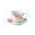 thumbnail image 6 of Lorren Home Trends Floral 8 Piece 8oz Tea or Coffee Cup and Saucer Set, Service, 6 of 7