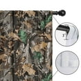 thumbnail image 4 of Blackout Kids Curtains,Brown Green Camo Leaves Branches Pattern Childrens Insulated Curtains Set Of 2,Bedroom Essentials,Toddler Room Decor 42"x54", 4 of 5