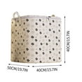 thumbnail image 3 of Large Capacity Waterproof Quilt Storage Bag - Household Clothes Organizer for Moving with Double Zipper - Portable Non-Woven Fabric Container for Cotton Quilts, Bedding, Clothing - Foldable Luggage, 3 of 6