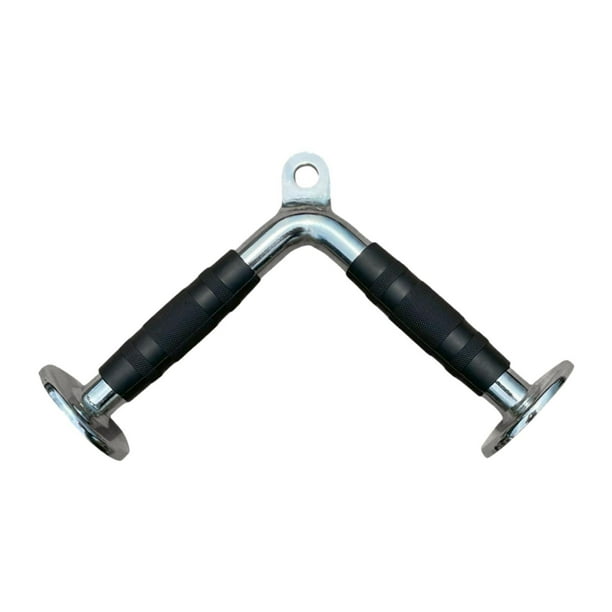 Tricep Press empuje el entrenamiento del cuerpo de la barra hacia abajo para el entrenamiento de fuerza del gimnasio en el hogar V bar