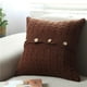 thumbnail image 3 of Funda de almohada de habitación con modelo textil, funda de almohada de punto de algodón, funda de almohada para el hogar suave con doble torsión, 3 of 6