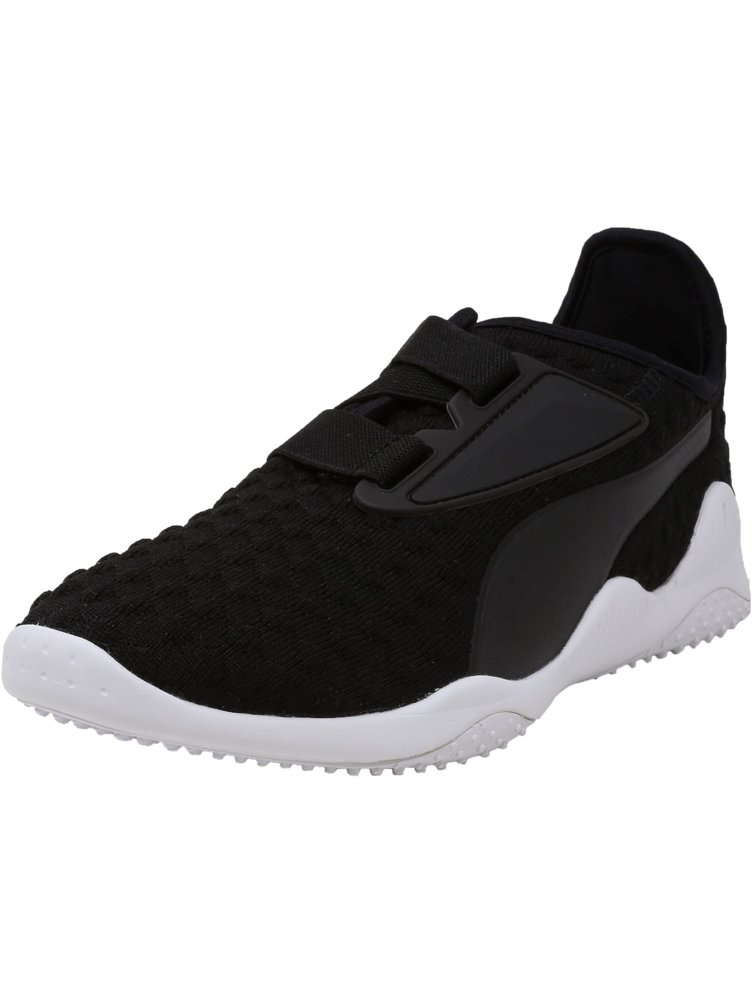 Puma Men's Mostro Bubble Knit Black / White Ankle-High Running Shoe ...