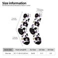 thumbnail image 4 of Goofa Daisies Flowers Printed Men's Crew Socks, Soft Durable Breathable Moisture-Wicking with Odor Control Cotton socks, 4 of 9