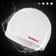 thumbnail image 1 of Gorro de natación de pelo largo de silicona para mujeres, hombres, adultos, niños, gorro de baño, 1 of 7