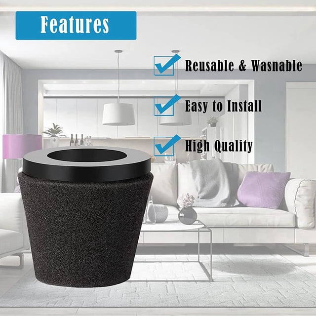 Filtre de Remplacement Compatible pour Aspirateur à Main Scorpion Style F117, Comparer aux Pièces AD40117