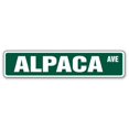 thumbnail image 1 of Alpaca Street Sign Llama Animal Farm Farmer Ranch | Indoor/Outdoor | Â 36" Wide, 1 of 4